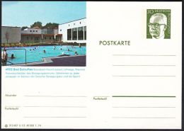 Germany 1974, Illustrated Postal Stationery "Bad Salzuflen", Ref.bbzg - Cartes Postales Illustrées - Neuves