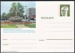 Germany 1974, Illustrated Postal Stationery "Bad Bramstedt", Ref.bbzg - Cartes Postales Illustrées - Neuves