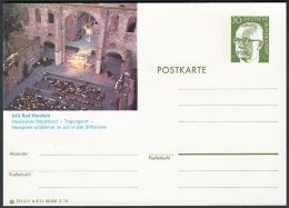 Germany 1974, Illustrated Postal Stationery "Bad Hersfeld", Ref.bbzg - Cartes Postales Illustrées - Neuves