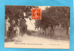 La Tour D'aigues-avenue De St Christophe-a Voyagé En 1915 - La Tour D'Aigues