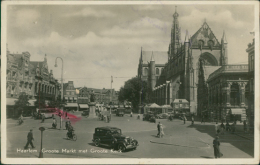 Delcampe - PAYS-BAS HAARLEM / Groote Markt Met Groote Kerk / - Haarlem