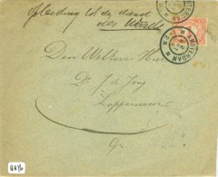 BRIEFOMSLAG Uit 1904 Van AMSTERDAM Naar LOPPERSUM (8876) - Cartas & Documentos