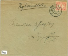 BRIEFOMSLAG Uit 1904 Van AMSTERDAM Naar LOPPERSUM (8877) - Lettres & Documents
