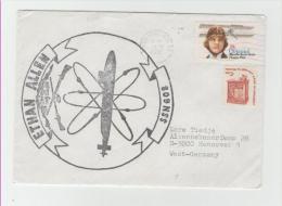 2 Verschiedene Naval Cover USS  Ethan Allen SSN 608 - Submarinos