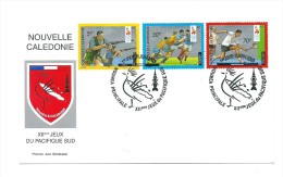 FDC Nouvelle Calédonie - 12 ème Jeux Du Pacifique Sud - Oblitération 11/06/2003 Nouméa (1er Jour) - Gebruikt