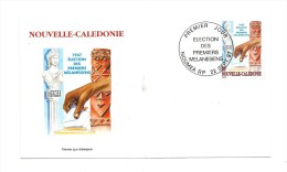 FDC Nouvelle Calédonie - Election Des 1ers Mélanésiens - Oblitération 22/09/1997 Nouméa (1er Jour) - FDC