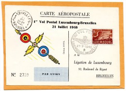 Luxembourg 1946 Card - Briefe U. Dokumente