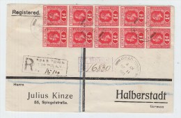Virgin Islands/Germany REGISTERED COVER 1913 - Britse Maagdeneilanden