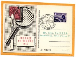 Luxembourg 1955 Card - Storia Postale