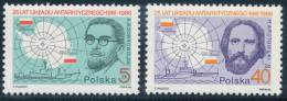 POLAND/Polen/Polska 1986, 25th Anniversary Of Antarctic Treaty, Set Of 2v** - Antarctic Treaty