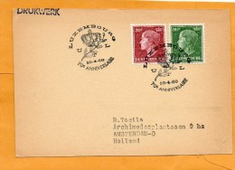 Luxembourg 1960 Card - Briefe U. Dokumente