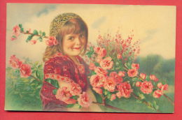 152126 / Artist  Art Maxim Trübe - BEAUTIFUL GIRL WITH FLOWERS - 893 WENAU PASTELL - Trübe, Maxim