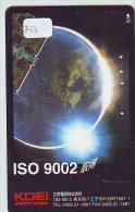 Télécarte Japon * MAP Carte Du Monde * GLOBE (750) SPACE * Mappemonde * Japan Phonecard * Telefonkarte * GLOBUS - Espace