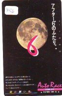 Télécarte Japon * MAP Carte Du Monde * GLOBE (756) SPACE * Mappemonde * Japan Phonecard * Telefonkarte * GLOBUS - Espace