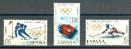 SPAIN Set Mint Without Hinge - Hiver 1968: Grenoble