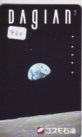 Télécarte Japon * MAP Carte Du Monde * GLOBE (760) SPACE * Mappemonde * Japan Phonecard * Telefonkarte * GLOBUS - Espace