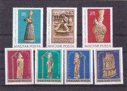 48 -  DOLLS,SCULPTURE, 7 STAMPS 1980 MNH UNGARIA. - Puppen