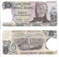 Argentina P312a. 5 Pesos, San Martin / Monument To The Flag, Rossario - Argentinien