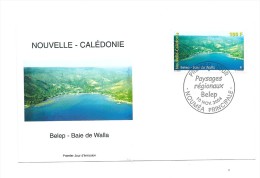 FDC Nouvelle Calédonie - Paysages Régionaux : Belep - Oblitération 10/11/2004 Nouméa (1er Jour) - FDC