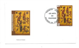 FDC Nouvelle Calédonie - Les Arts Du Pacifique - Oblitération 03/11/1997 Nouméa (1er Jour) - FDC