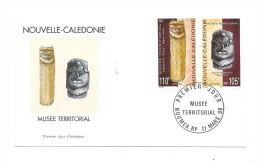 FDC Nouvelle Calédonie - Musée Territorial - Oblitération 17/03/1998 Nouméa (1er Jour) - FDC