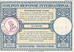 NORWALK, REPLY COUPON, REPONSE, UPU, 1968, USA - Autres & Non Classés