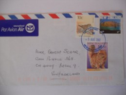 Nouvelle Zelande Lettre De Kaitaia 2002 Pour Basel - Covers & Documents