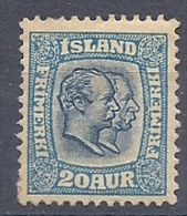 140015470  ISLANDIA  YVERT  Nº  55  */MH - Ongebruikt