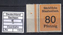 Kgl. >Sächsische Staatseisenbahn ** - Saxe