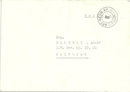 Feldpost Brief  "Art.Beob.Kp.8"          Ca. 1940 - Poststempel