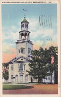 Old First Cingregational Church Bennington Vermont 1950 - Bennington