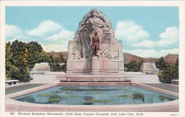 Mormon Battalion Monument Utah State Capitol Grounds Salt Lake City Utah - Salt Lake City