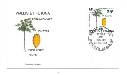 FDC Wallis Et Futuna - Flore De Wallis - Oblitération 22/04/2004 Mata-Utu (1er Jour) - FDC