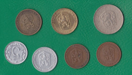 CZECHOSLOVAKIA  - 37 Different Coins - Czechoslovakia