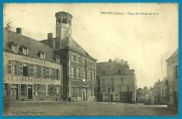 CPA 02 VERVINS Aisne - Place De L' Hôtel-de-Ville (Imprimerie "LE LIBERAL De L'AISNE") ° E. Chaseray Val-St-Pierre - Vervins