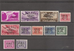 Trieste Italien ( Lot De Timbres Divers De Poste Annexe Dont Taxes 1/4 XXX -MNh- ) - Postage Due