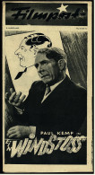 "Filmpost" "Ein Windstoss" Mit Paul Kemp , Margit Debar  -  Filmprogramm Nr. 51 Von Ca. 1948 - Autres & Non Classés