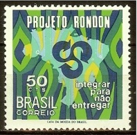 BRASIL 1970 -  PROYECTO RONDON  - YVERT Nº 931 - Ungebraucht