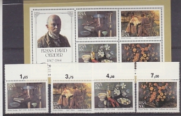 South Africa 1985 Paintings By Frans Oeder 4v + M/s ** Mnh (17222) - Neufs