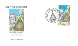 FDC Nouvelle Calédonie - Vincent Bouquet - Oblitération 25/09/1998 Nouméa (1er Jour) - FDC