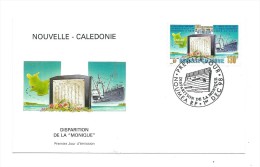 FDC Nouvelle Calédonie - Disparition De La Monique - Oblitération 01/12/1998 Nouméa (1er Jour) - FDC