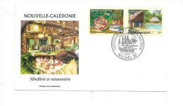 FDC Nouvelle Calédonie - Hôtellerie Et Restauration - Oblitération 28/09/1999 Nouméa (1er Jour) - FDC