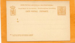 Luxembourg Old Card Unused - Postwaardestukken