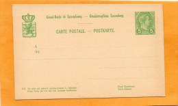 Luxembourg Old Card Unused - Entiers Postaux