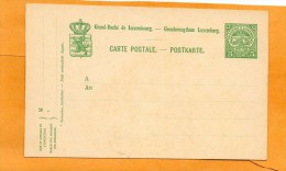 Luxembourg Old Card Unused - Postwaardestukken