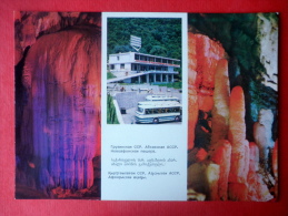 New Athos Cave - Bus - Stalactite - Stalagmite - Abkhazia - Postal Stationery - 1979 - Georgia USSR - Unused - Géorgie