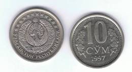 UZBEKISTAN -  10 Som  1997  KM10 - Ouzbékistan