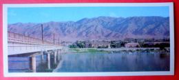 City Panorama - Bridge - Leninabad - 1974 - Tajikistan USSR - Unused - Tadjikistan