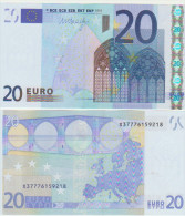 NOVITA´  EURONOTE BANCONOTA BILLET DA 20 EURO X GERMANIA  E008 .. DRAGHI UNC - 20 Euro