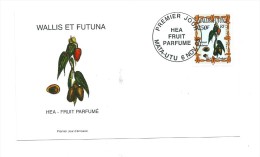 FDC Wallis Et Futuna - Fruit Parfumé : Hea - Oblitération 06/11/2003 Mata-Utu (1er Jour) - FDC